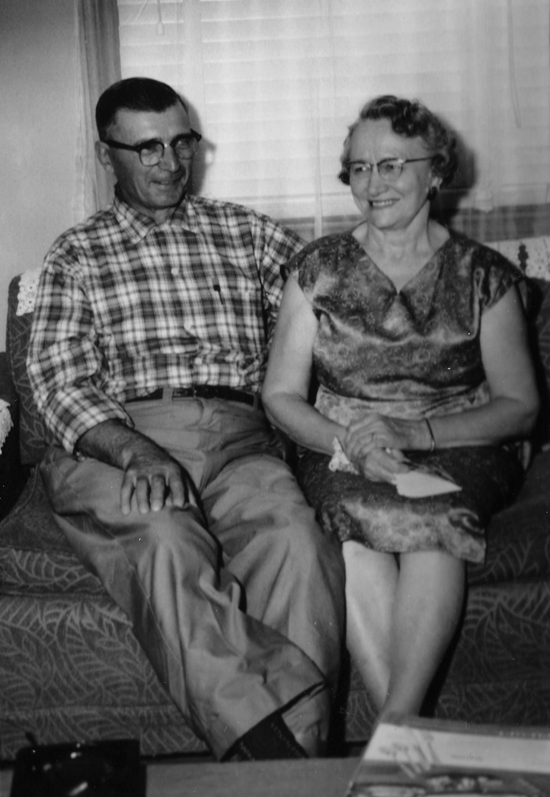 Grandpa Matt & Grandma Mary Wenhardt 2-1959